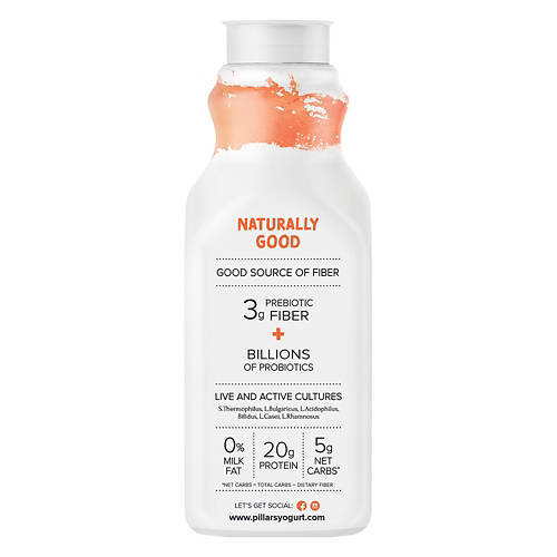 Pillars Peach Drinkable Greek Yogurt, 12 fl oz